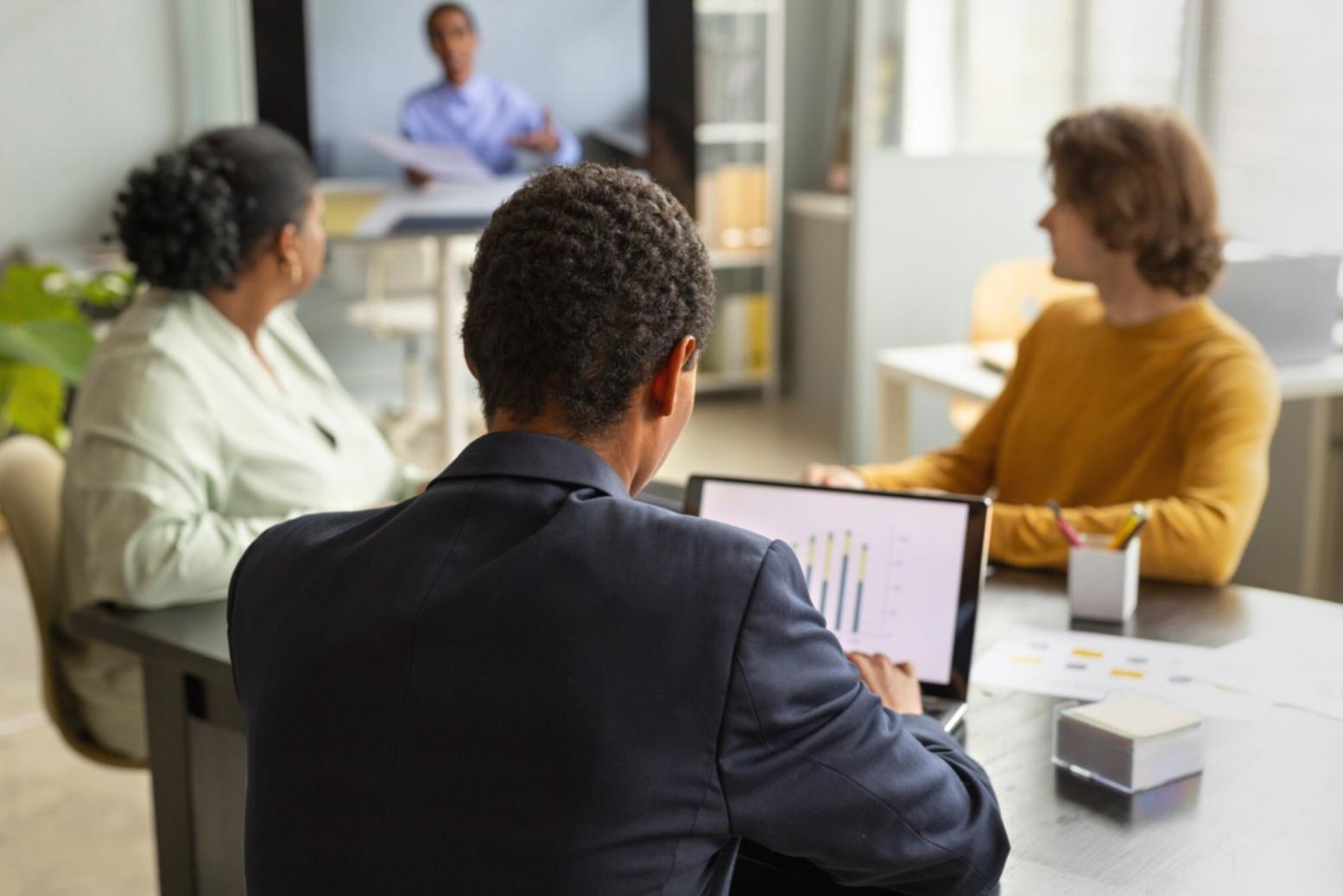 Market trends and economic indicators background